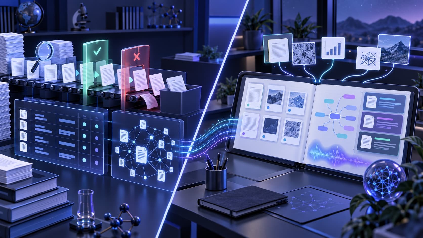 Elicit vs NotebookLM 2026：AI 文献检索、资料整理与系统综述怎么选