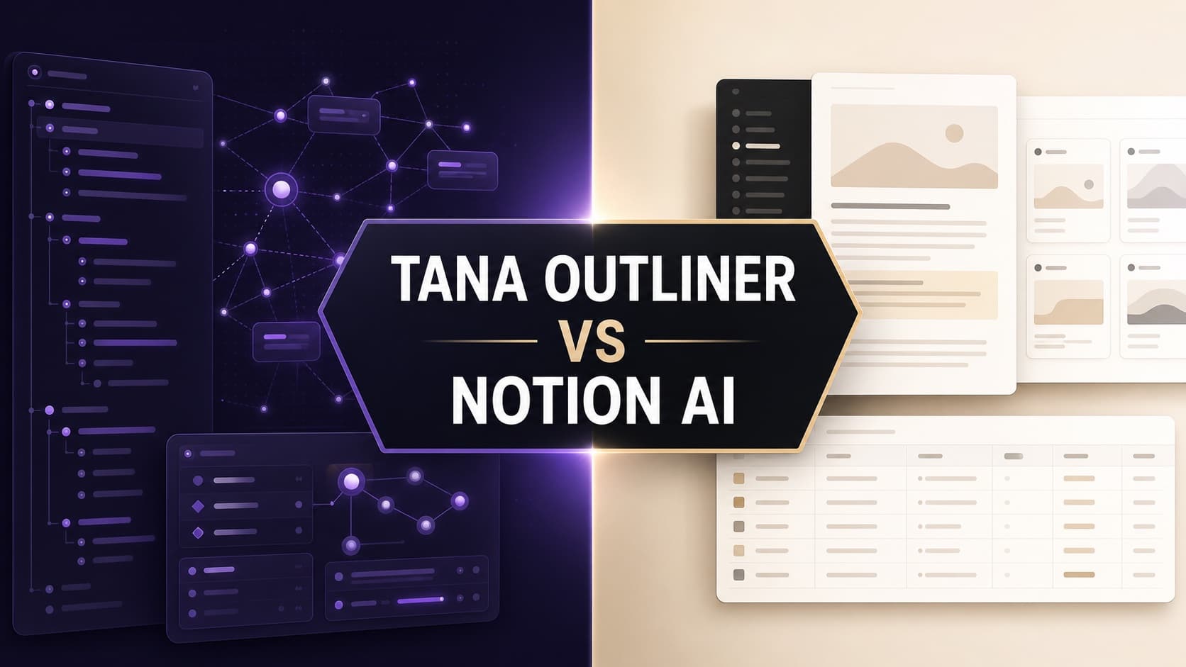 Tana Outliner vs Notion AI：结构化知识图谱和文档工作区怎么选？