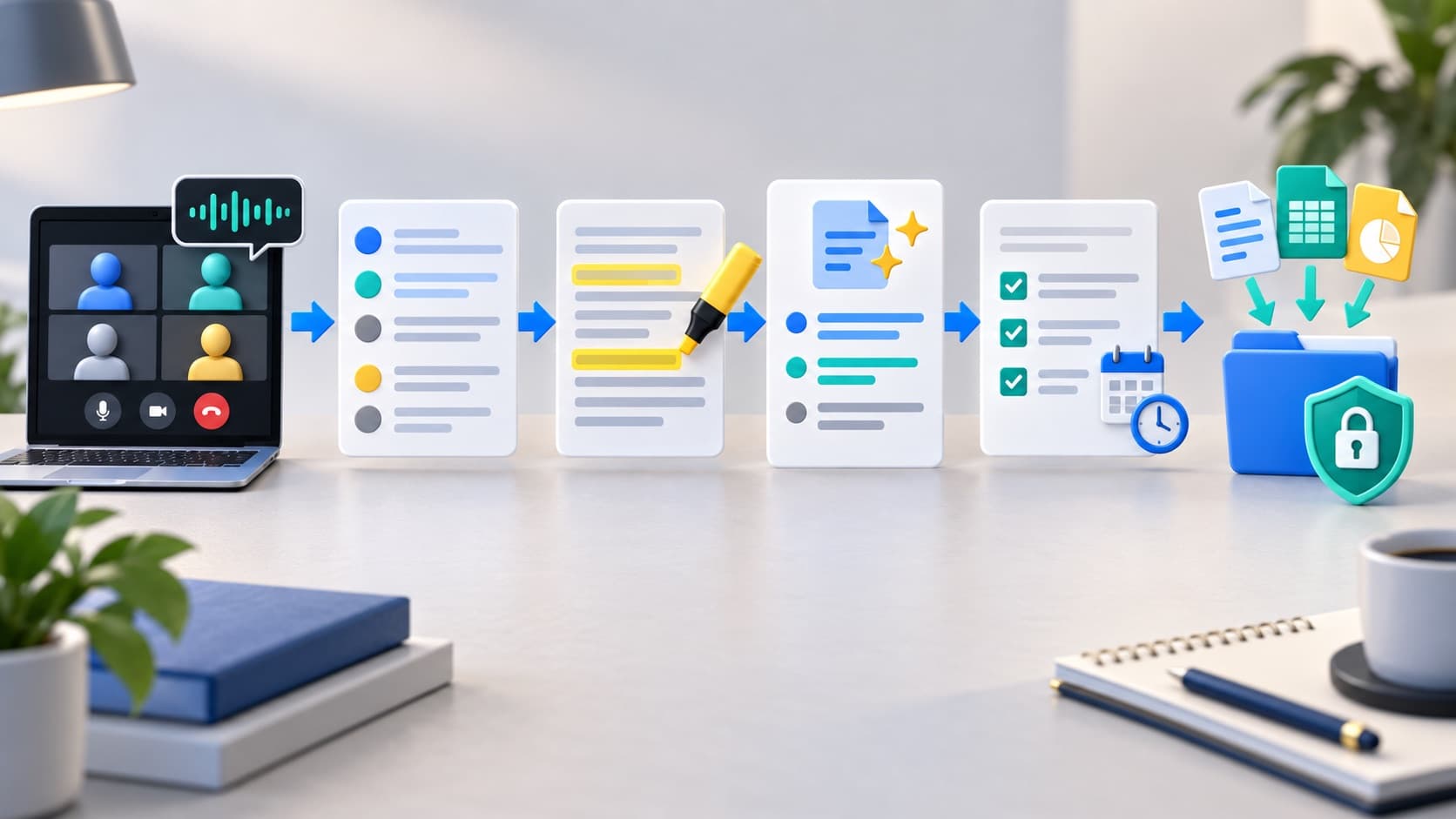 Tactiq Google Meet 实时转录完整教程：从会前设置到摘要、行动项与隐私